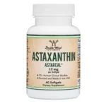 Double Wood Supplements | Astaxantina AstaReal® 12 mg | Antioxidante y Salud Ocular | 60 softgels